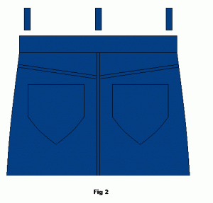 Unpick the belt loops